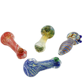 3.5" HAND PIPE WITH MARBLE